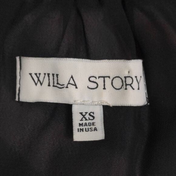 Willa Story Womens Fit & Flare Dress Multicolor Abstract Elastic Waist Midi XS - Picture 8 of 10